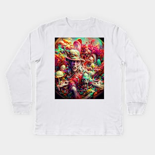 Fear And Loathing In Wonderland #65 Kids Long Sleeve T-Shirt